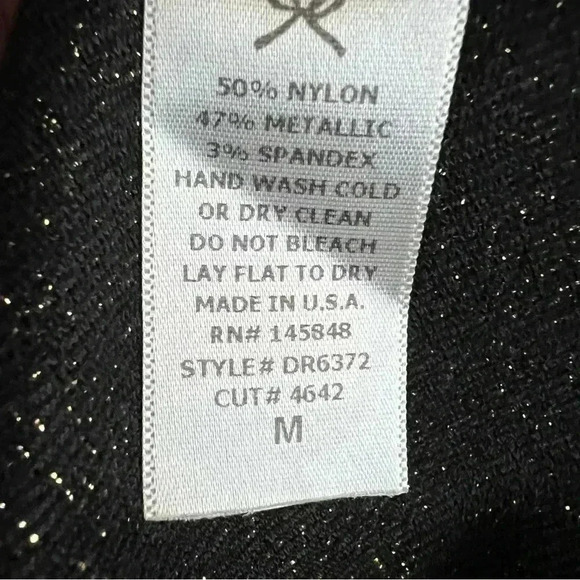 COPY - Everly size medium black and and gold sparkly dress - Picture 4 of 7